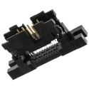 TE Connectivity 10-Way 2 Row Shrouded Male IDC Connector for Cable, 250V AC AMP-LATCH 5111448-1
