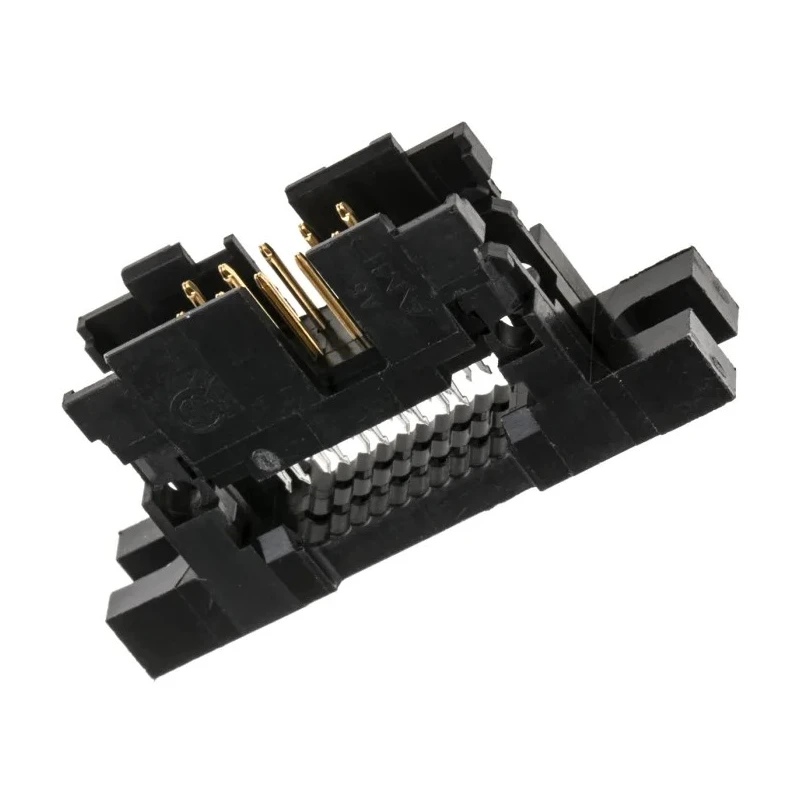 TE Connectivity 10-Way 2 Row Shrouded Male IDC Connector for Cable, 250V AC AMP-LATCH 5111448-1