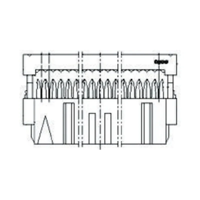 TE Connectivity 50-Way IDC Connector Female for Cable, 2 Row 5-215882-0