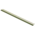 TE Connectivity AMPMODU MOD II Series Straight Through Hole Pin Header 50 Contacts 2.54 mm Pitch 1 Row Unshrouded 5-826648-0