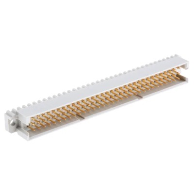 TE Connectivity Eurocard 96 Way 2.54 mm Pitch DIN 41612 Connector Through Hole Type C/2 Solder Class C2 3 Row Male 5650908-5
