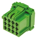 TE Connectivity AMP MCP 2.8 Female Automotive Connector, 5.5 mm Pitch, 12 Way, 3 Row Straight 8-968972-1