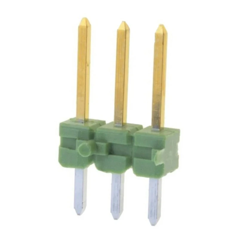 TE Connectivity AMPMODU MOD II Series Straight Through Hole Pin Header 3 Contact 2.54 mm Pitch 1 Row Unshrouded 825433-3