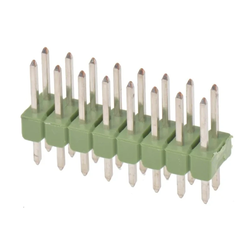 TE Connectivity AMPMODU MOD II Series 16 Contact Straight Through Hole Pin Header, 2.54 mm Pitch, 2 Row, Unshrouded 826942-8