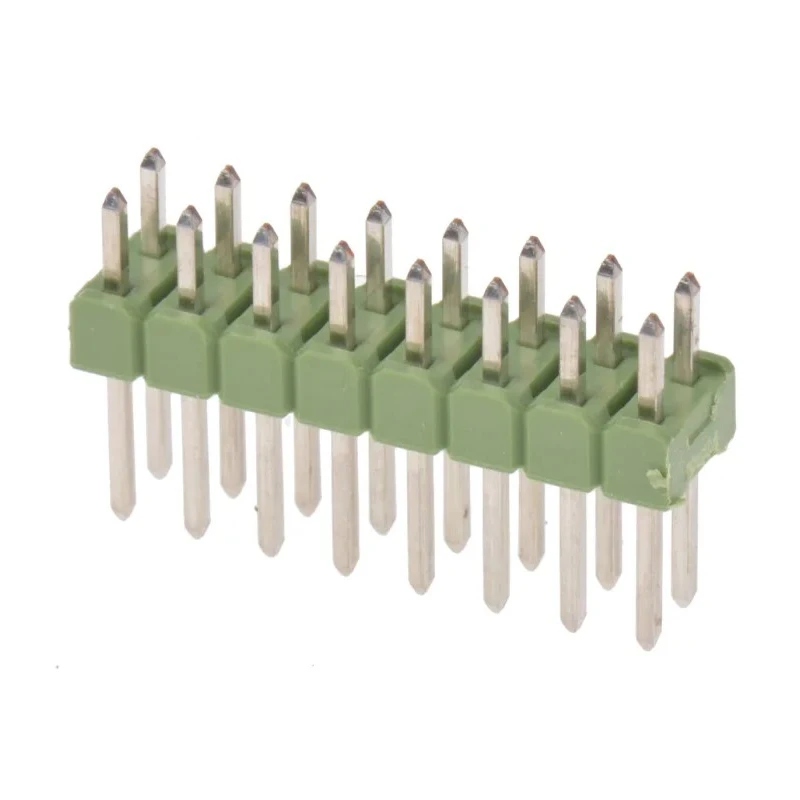 TE Connectivity AMPMODU MOD II Series 16 Contact Straight Through Hole Pin Header, 2.54 mm Pitch, 2 Row, Unshrouded 826942-8