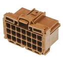 TE Connectivity AMP MCP 2.8 Female Automotive Connector 21 Way 3 Row Straight 5.5mm Pitch 8-968975-1