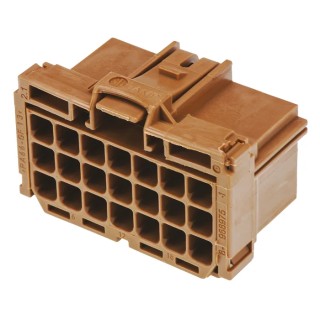 TE Connectivity AMP MCP 2.8 Female Automotive Connector 21 Way 3 Row Straight 5.5mm Pitch 8-968975-1