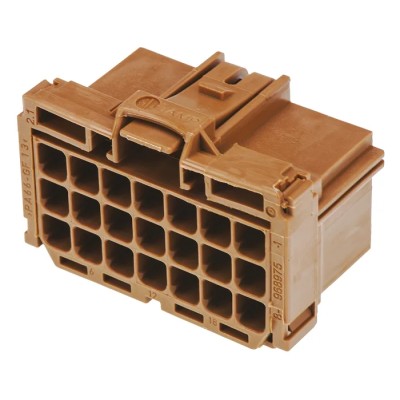 TE Connectivity AMP MCP 2.8 Female Automotive Connector 21 Way 3 Row Straight 5.5mm Pitch 8-968975-1