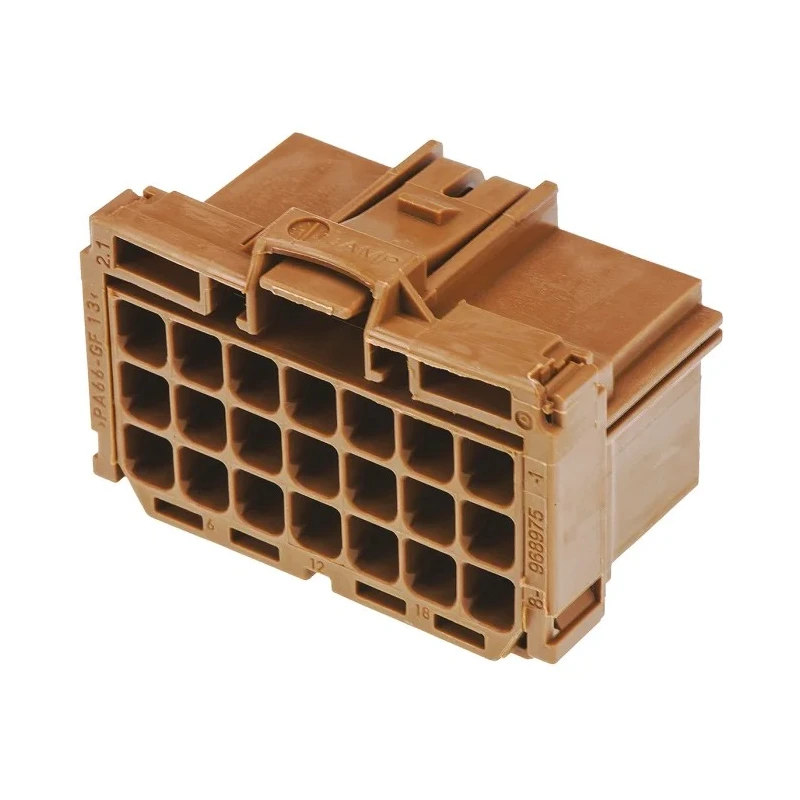 TE Connectivity AMP MCP 2.8 Female Automotive Connector 21 Way 3 Row Straight 5.5mm Pitch 8-968975-1