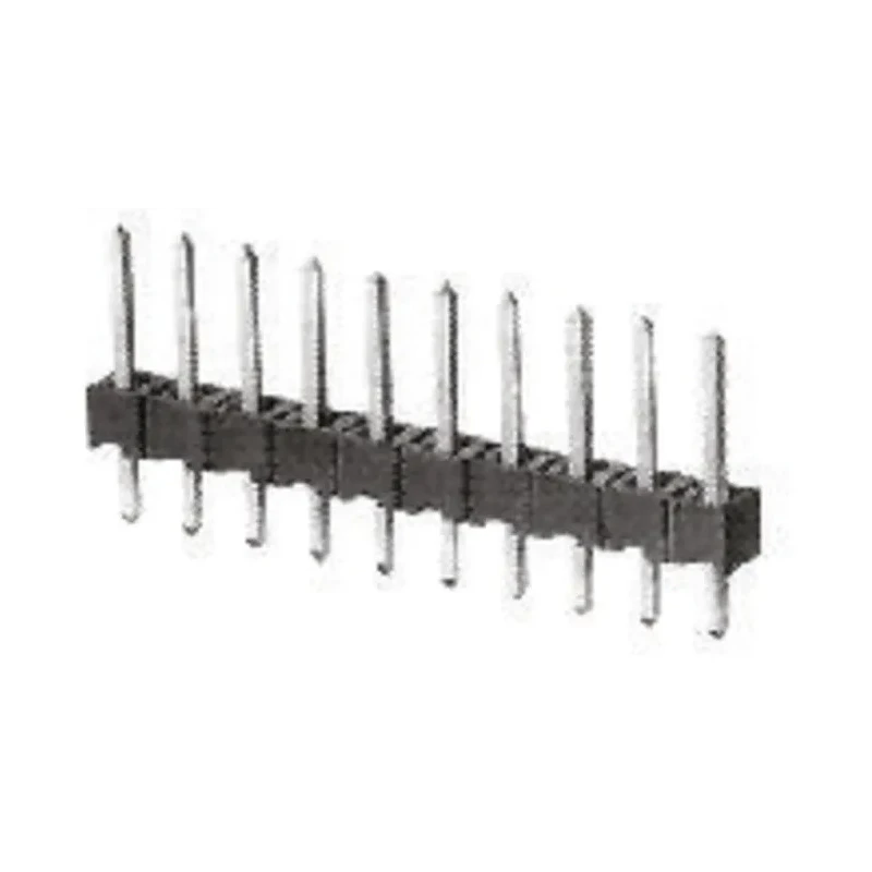 TE Connectivity AMPMODU MOD II Series Straight Through Hole 4 Contact Pin Header, 2.54 mm Pitch, 1 Row, Unshrouded 826936-4