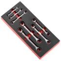 Facom 13-Piece Combination Ratchet Spanner Set 6 To 19 mm Foam MODM.64J7