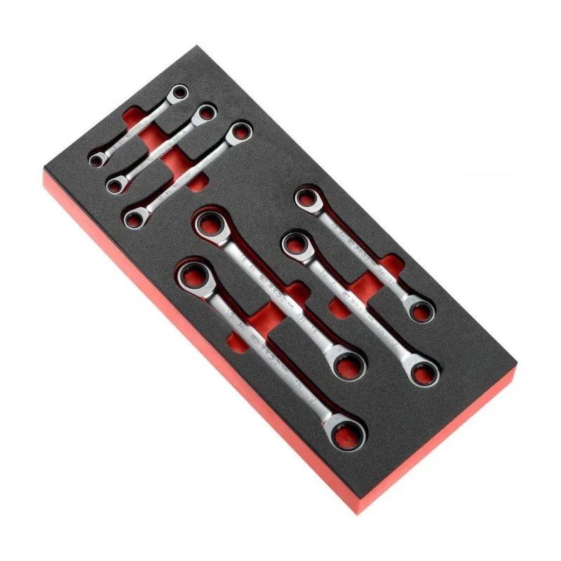 Facom 13-Piece Combination Ratchet Spanner Set 6 To 19 mm Foam MODM.64J7