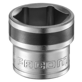 Facom 3/8 in Drive 17 mm 6 Point Square Drive Chrome Vanadium Steel Socket MB.17