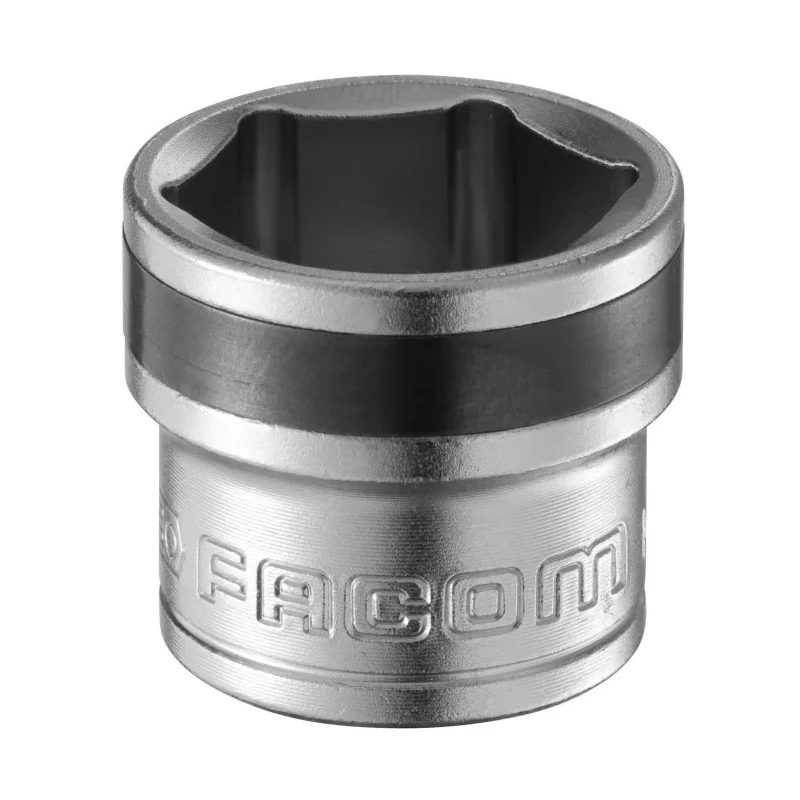 Facom 3/8 in Drive 17 mm 6 Point Square Drive Chrome Vanadium Steel Socket MB.17