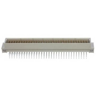 TE Connectivity Eurocard DIN 41612 Connector 96 Way 2.54 mm Pitch Type C/2 Through Hole Solder Class C2 3 Row 9-1393644-1