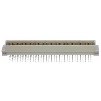 TE Connectivity Eurocard DIN 41612 Connector 96 Way 2.54 mm Pitch Through Hole Type C/2 Solder Class C2 3 Row 9-1393644-1