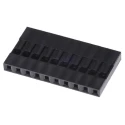HARWIN Connector Housing Female 10 Contacts 2.54 mm Pitch 1 Row Straight Cable Mount M20-1061000