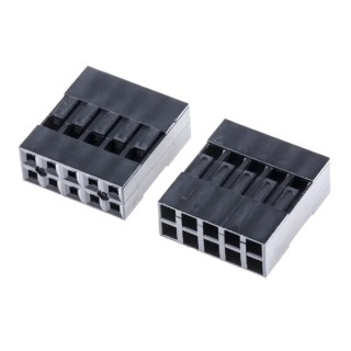HARWIN M20-1070500 Female Connector Housing 2.54 mm Pitch 10 Way 2 Row Straight