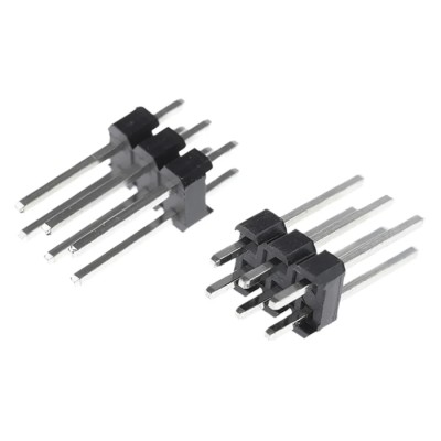 HARWIN M20 Series Straight Through Hole Pin Header, 6 Contacts, 2.54 mm Pitch, 2 Row, Unshrouded M20-9970346