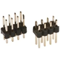 HARWIN M20 Series Straight Through Hole Pin Header, 12 Contacts, 2.54 mm Pitch, 2 Row, Unshrouded M20-9980645