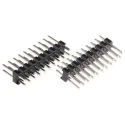 HARWIN M20 Series Straight Through Hole Pin Header 20 Contacts 2.54 mm Pitch 2 Row Unshrouded M20-9981046