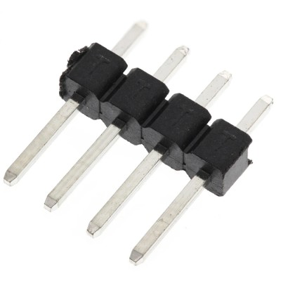 HARWIN M20 Series Straight Through Hole Pin Header 4 Contacts 2.54 mm Pitch 1 Row Unshrouded M20-9990446