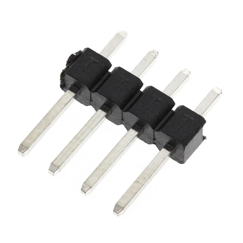 HARWIN M20 Series Straight Through Hole Pin Header 4 Contacts 2.54 mm Pitch 1 Row Unshrouded M20-9990446
