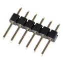 HARWIN M20 Series Straight Through Hole Pin Header, 6 Contacts, 2.54 mm Pitch, 1 Row, Unshrouded M20-9990645