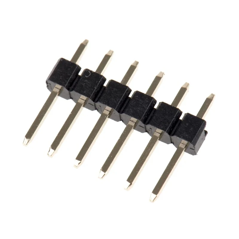 HARWIN M20 Series Straight Through Hole Pin Header, 6 Contacts, 2.54 mm Pitch, 1 Row, Unshrouded M20-9990645