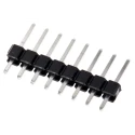 HARWIN M20 Series Straight Through Hole Pin Header 8 Contacts 2.54 mm Pitch 1 Row Unshrouded M20-9990846