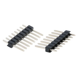 HARWIN M20 Series Straight Through Hole 8-Contact Pin Header 2.54 mm Pitch 1 Row Unshrouded M20-9990845