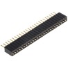 HARWIN M52 Series Straight Through Hole PCB Socket, 25-Contact, 1 Row, 1.27 mm Pitch, Solder Termination M52-5002545