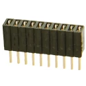 HARWIN M52 Series Straight Through Hole PCB Socket 20-Contact 2 Row 1.27 mm Pitch Solder M52-5101045