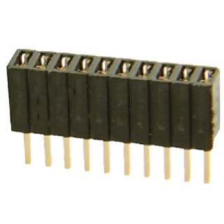 HARWIN M52 Series Straight Through Hole PCB Socket, 20-Contact, 2 Row, 1.27 mm Pitch, 12A, 500V M52-5101045