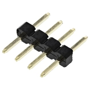 HARWIN M22 Series Straight Through Hole Pin Header 4 Contacts 2 mm Pitch 1 Row Unshrouded M22-2010405