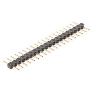 HARWIN M22 Series Straight Through Hole 20 Contact Pin Header, 2 mm Pitch, 1 Row, Unshrouded M22-2012005