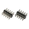 HARWIN 10 Contact Straight Through Hole Pin Header, 2 mm Pitch, 2 Row, Unshrouded M22-2020505