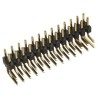 HARWIN M22 Series Right Angle Through Hole Pin Header 40 Contacts 2 mm Pitch 2 Row Unshrouded M22-2042005