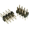 HARWIN M22 Series Straight Through Hole Pin Header, 8 Contact 2 mm Pitch 2 Row Unshrouded M22-2020405