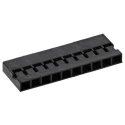 HARWIN M22-3011000 10 Way Female Connector Housing 2 mm Pitch, 1 Row Straight Nylon 20mm Length Taiwan