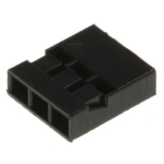 HARWIN Female Connector Housing 2 mm Pitch 3 Way 1 Row Straight Nylon Cable Mount M22-3010300