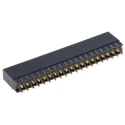 HARWIN M20 Series Straight Through Hole PCB Socket 40-Contact 2 Row 2.54 mm Pitch Solder M20-6112045