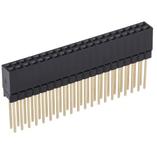 HARWIN M20 Series Straight Through Hole PCB Socket 40-Contact 2 Row 2.54 mm Pitch Solder M20-6102045