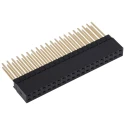 HARWIN M20 Series Straight Through Hole PCB Socket 40-Contact 2 Row 2.54 mm Pitch Solder M20-6102045