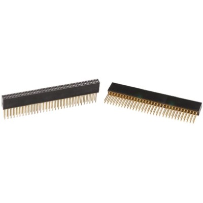 HARWIN M20 Series Straight Through Hole PCB Socket 64-Contact 2 Row 2.54 mm Pitch M20-6153205