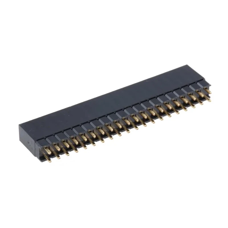 HARWIN M20 Series Straight Through Hole 40-Contact 2 Row 2.54 mm Pitch PCB Socket M20-6112045
