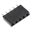 HARWIN M20 Series Straight Through Hole PCB Socket 5-Contact 1 Row 2.54 mm Pitch Solder M20-7820546