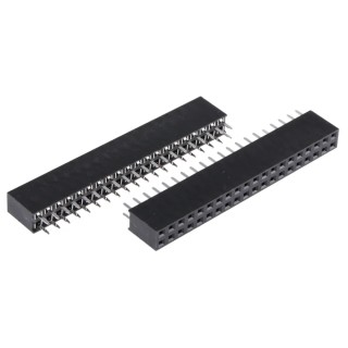 HARWIN M20 Series 40-Contact 2 Row Straight Through Hole PCB Socket, 2.54 mm Pitch, 12A Current M20-7832046