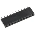 HARWIN M20 Series Straight Through Hole PCB Socket 10-Contact 1 Row 2.54 mm Pitch M20-7821046