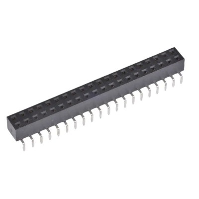 HARWIN 40-Contact 2 Row 2.54 mm Pitch Straight Through Hole PCB Socket M20-7852042